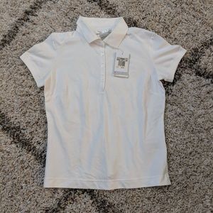 New Nike Golf Dri-Fit White Shirt, Size XS